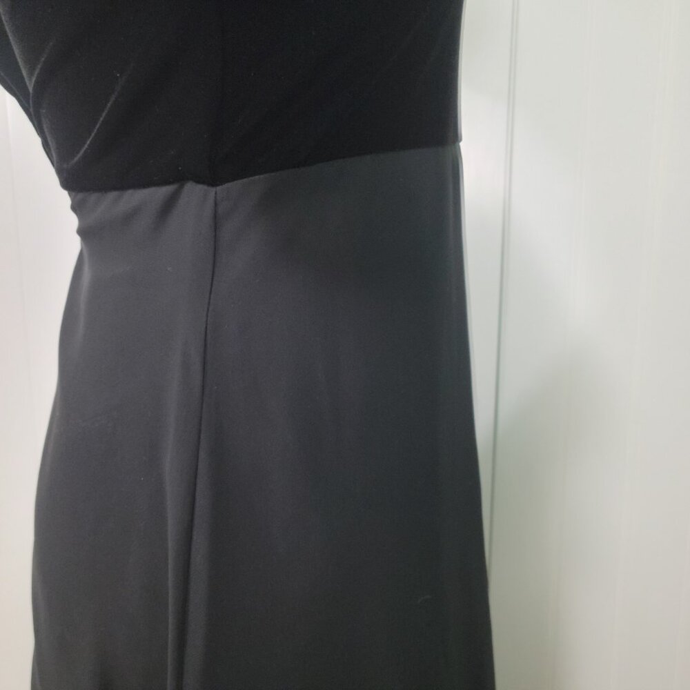 Y2K Stage Accents Whimisgoth Fairy Grunge Dark Romantic Velvet Maxi Dress Sz O - Picture 12 of 15